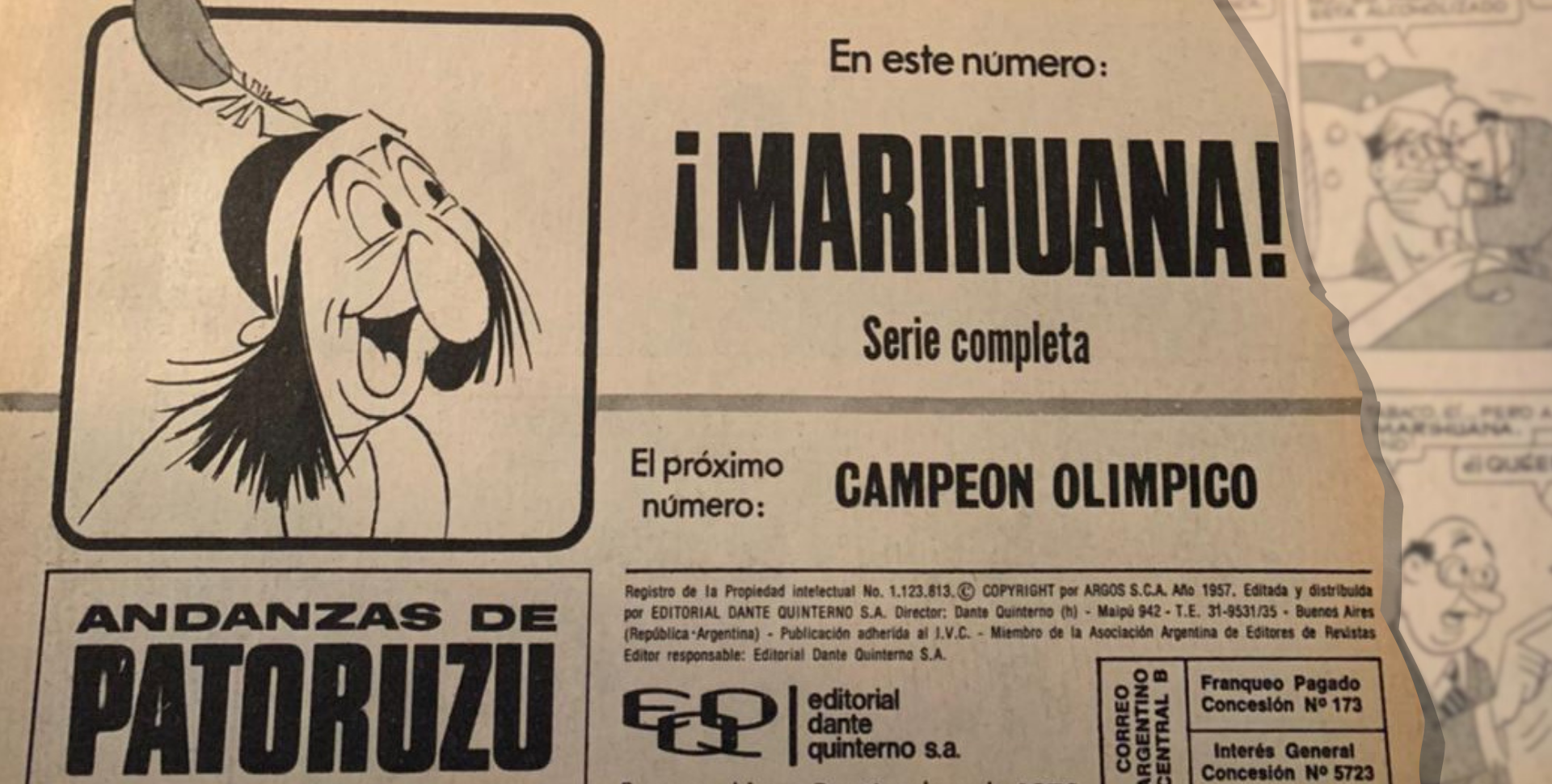 La Historieta Argentina y la Marihuana: Patoruzú, Cazador, Marihuanix y Más