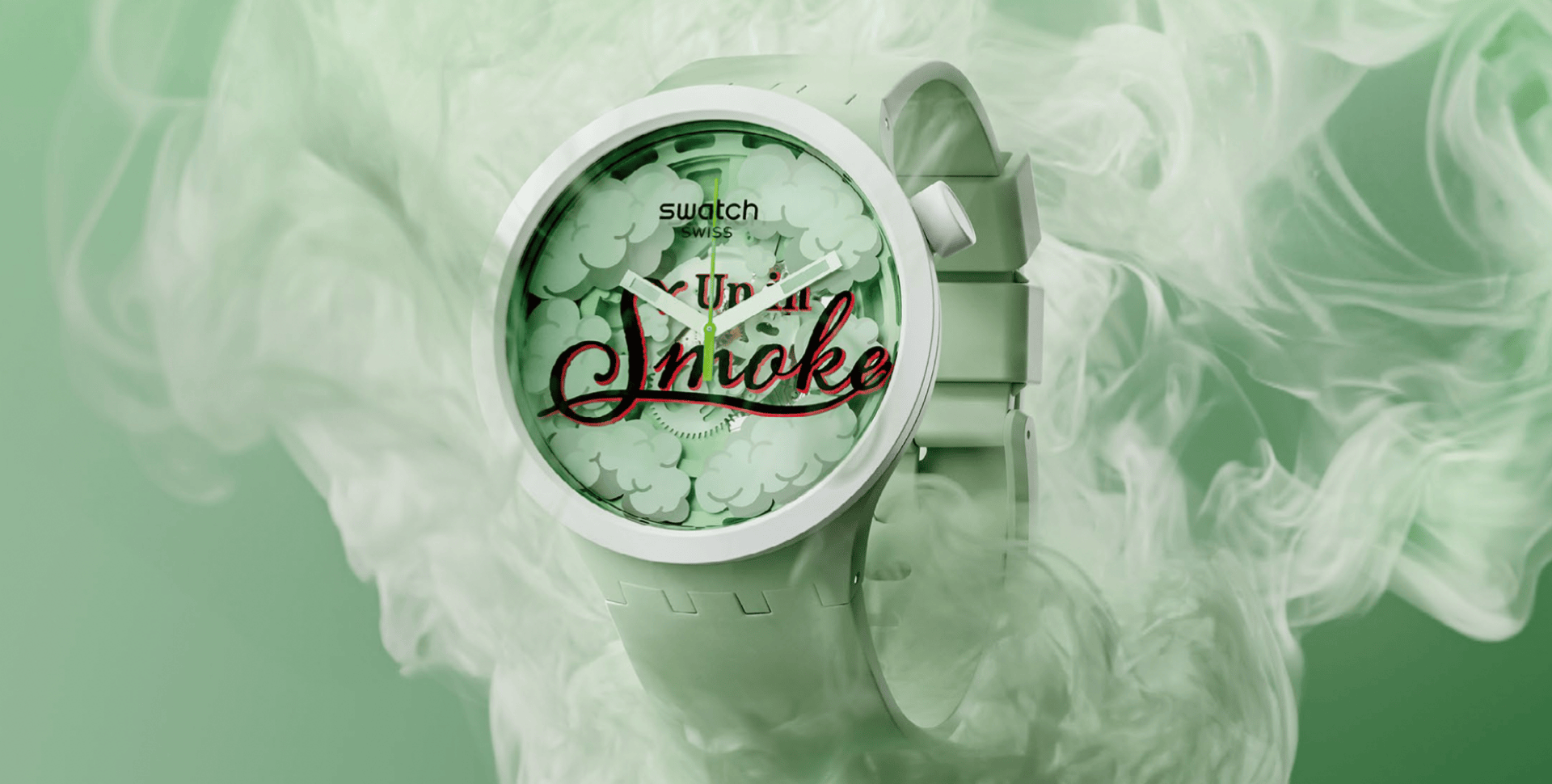 Son las 4:20 en Algún Lado: Mira Este Reloj Cannábico de Swatch Son las 4:20 en Algún Lado: Mira Este Reloj Cannábico de Swatch