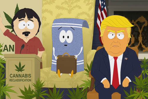 South Park Arremete contra Trump y sus Idas y Vueltas para Reclasificar el Cannabis