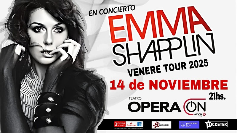 [HOY] Emma Shapplin en Buenos Aires: Info y Entradas para el Venere Tour 2025