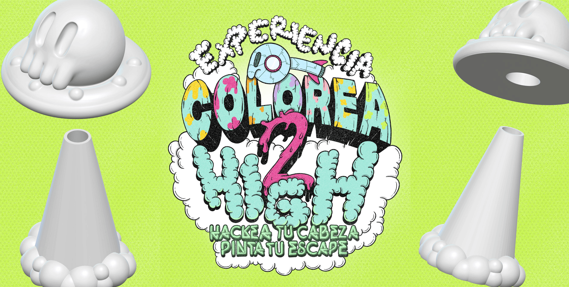 Hackea tu Cabeza, Pinta tu Escape. Colorea High Llega a Santiago, Chile el 29 de Noviembre