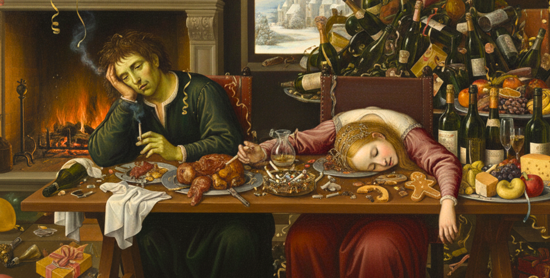 Comer, Tomar, Fumar: Guía Práctica para Combatir la Resaca de Año Nuevo Comer, Tomar, Fumar: Guía Práctica para Combatir la Resaca de Año Nuevo