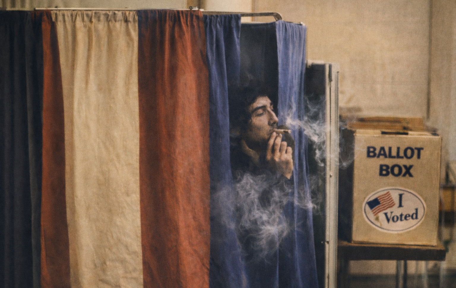 ¿Alguien Realmente Fumó Porro en una Cabina de Votación y se Salió con la Suya?