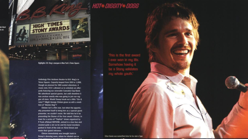 Antes del Oscar: El Primer Premio de Ethan Hawke Fue un Bong por la ‘Mejor Actuación Fumada’