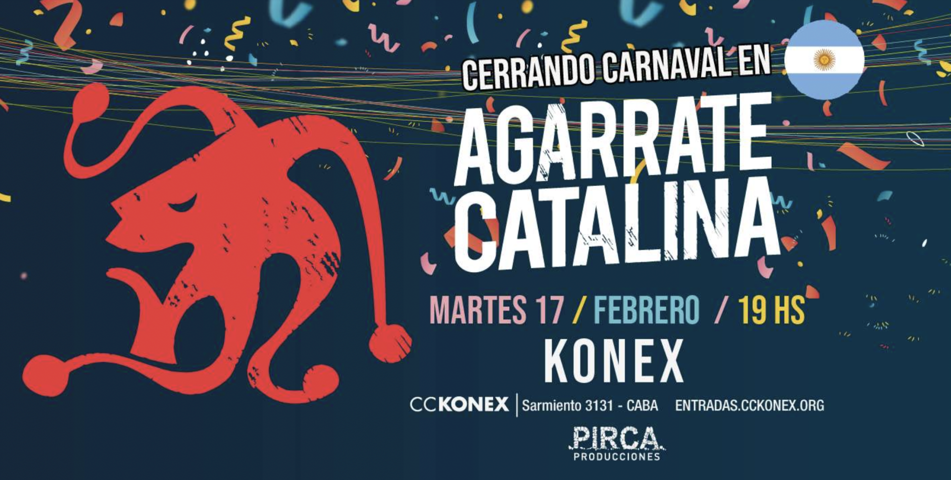 Agarrate Catalina Regresa a Argentina con una Gira de Carnaval y Cierra en Ciudad Konex