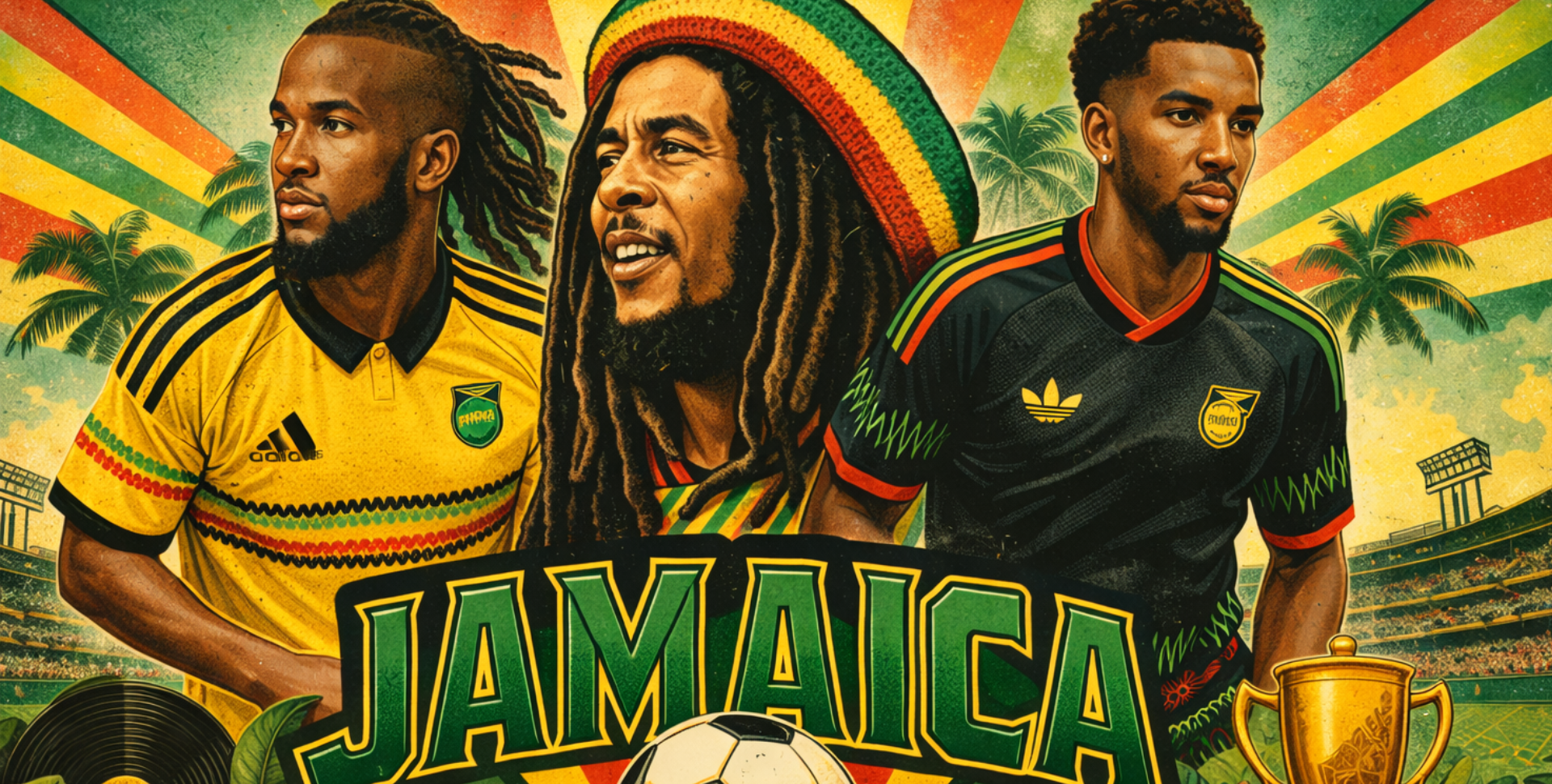 Jamaica le Mete Ritmo al Mundial con Camisetas Inspiradas en Bob Marley