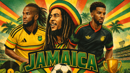 Jamaica le Mete Ritmo al Mundial con Camisetas Inspiradas en Bob Marley