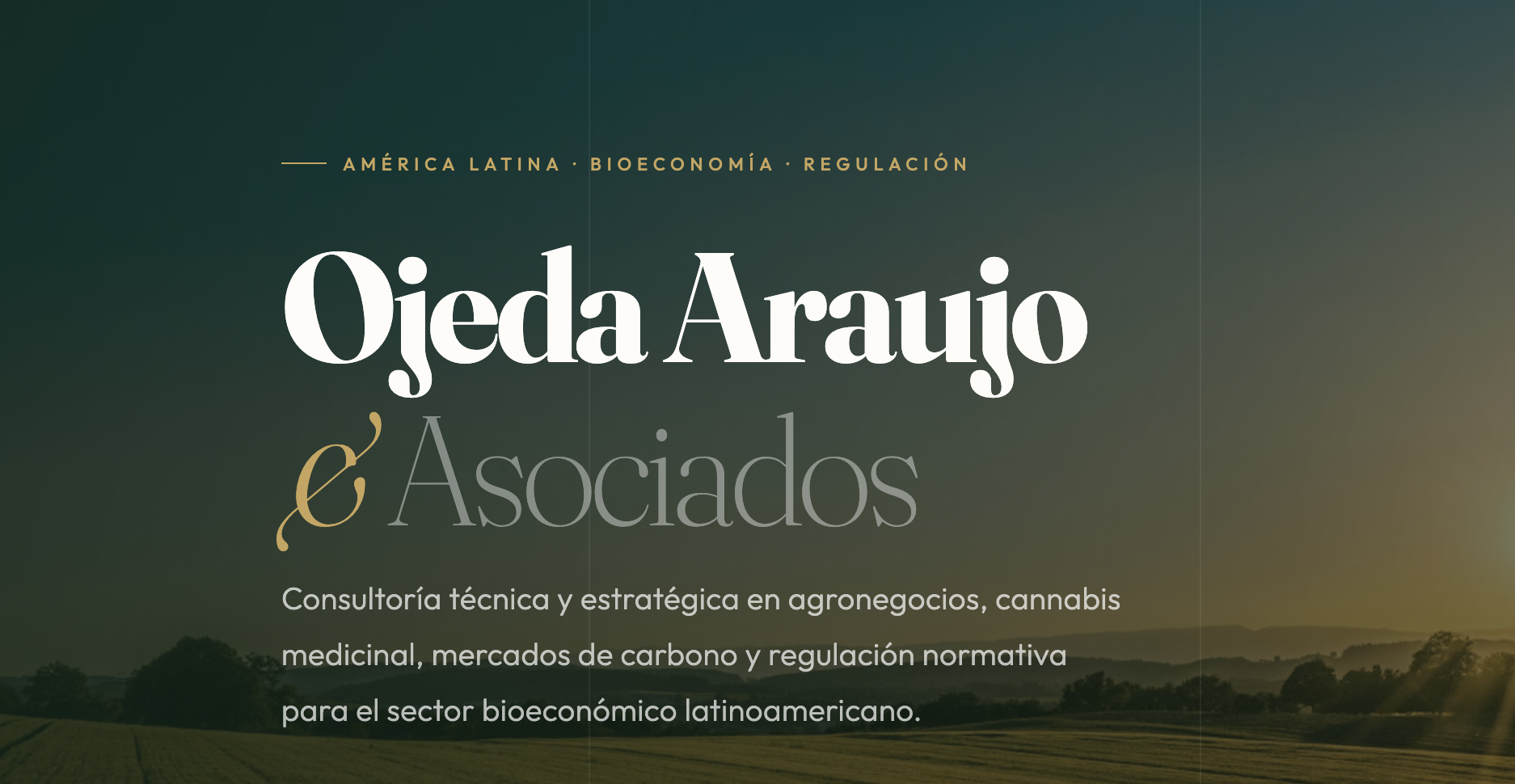 Nueva Consultora Apuesta al Negocio Técnico de Agro, Cannabis y Mercados de Carbono: Ojeda Araujo & Asociados Nueva Consultora Apuesta al Negocio Técnico de Agro, Cannabis y Mercados de Carbono: Ojeda Araujo & Asociados